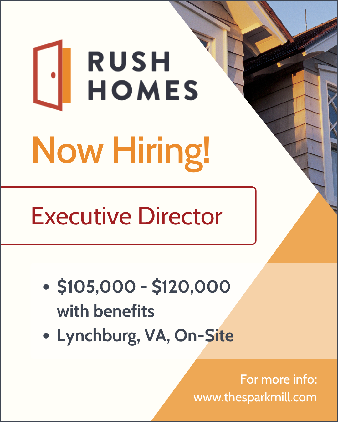 CLOSED - Hiring: Executive Director, Rush Homes — The Spark Mill